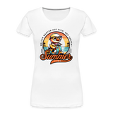Frauen Premium Bio T-Shirt -summer time- - Weiß
