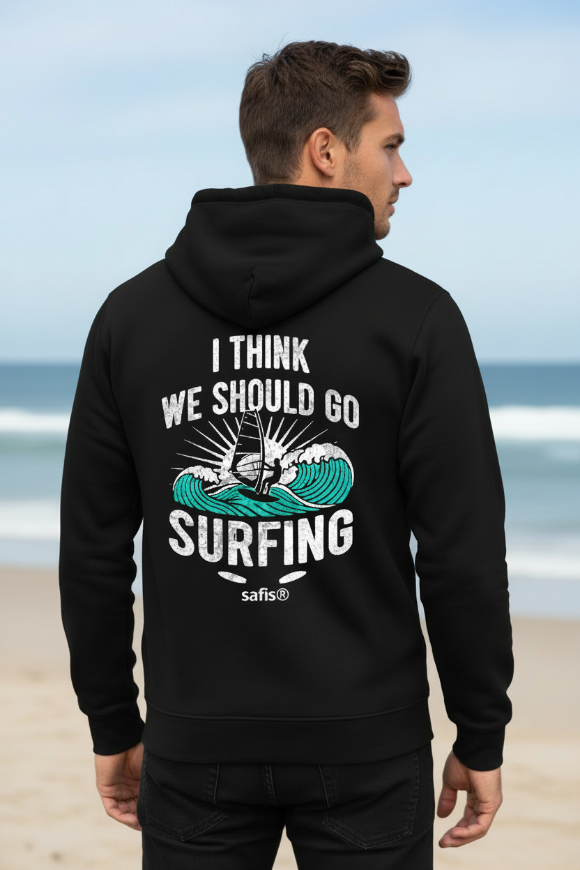 Werbe-Mockup – Mann Hoodie 2:3