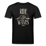Unisex Bio-T-Shirt CREATOR -ride the waves- - Schwarz