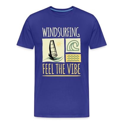 Männer Premium Bio T-Shirt -feel the vibe- - Königsblau