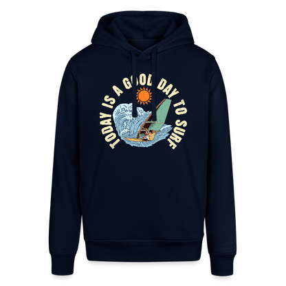 Unisex Bio-Hoodie -good day to surf- - Navy