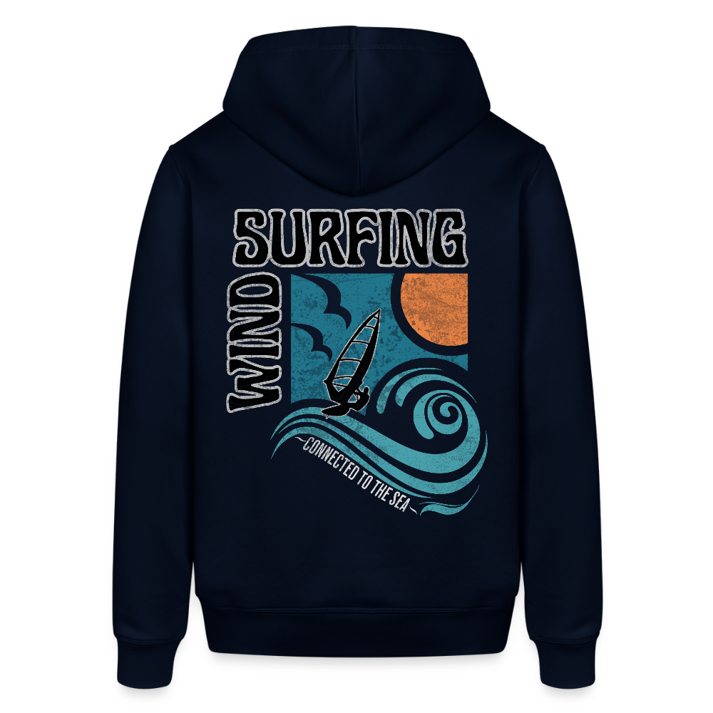 Unisex Bio-Hoodie -connected- - Navy