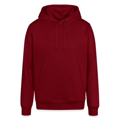 Unisex Bio-Hoodie -by nature- - Burgunderrot