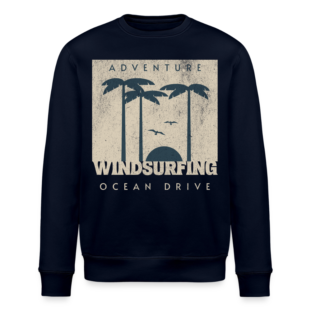 Unisex Bio-Sweatshirt ROLLER -ocean drive- - Navy