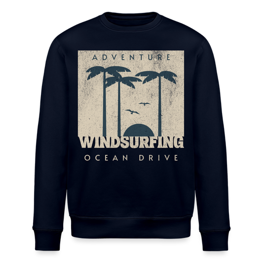 Unisex Bio-Sweatshirt ROLLER -ocean drive- - Navy