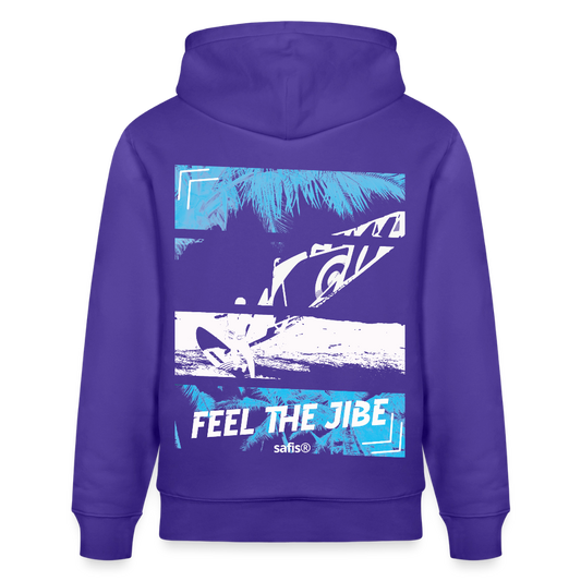 Windsurf Bekleidung Männer safis®  Unisex Bio-Hoodie CRUISER -jibe- - Purple Love 