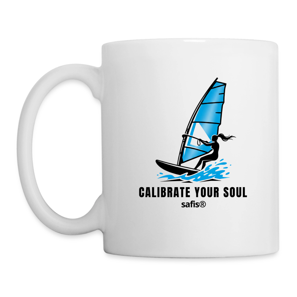 Tasse -calibrate your soul- - Weiß