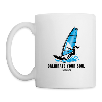 Tasse -calibrate your soul- - Weiß