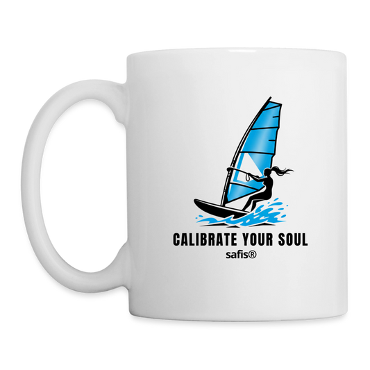 Tasse -calibrate your soul- - Weiß