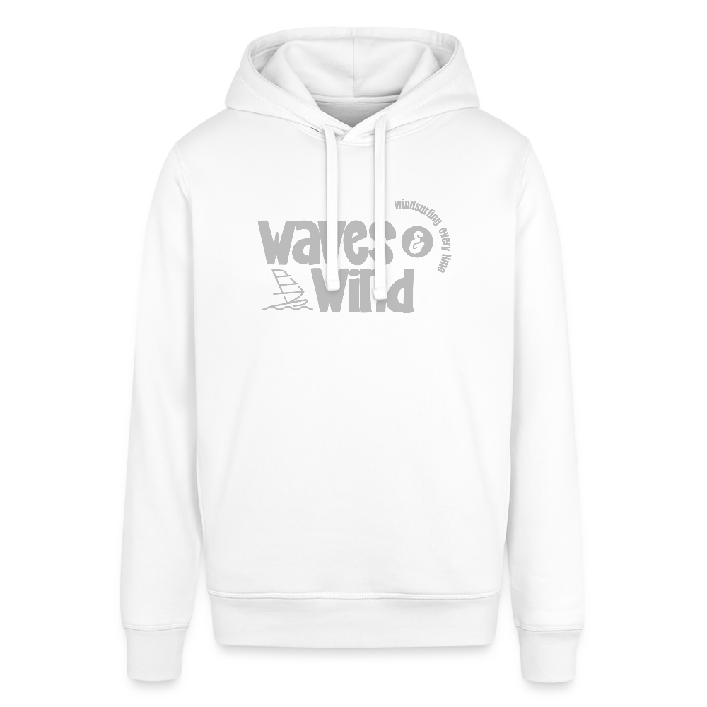 Bio-Hoodie -waves & wind- - Weiß