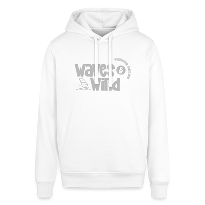 Bio-Hoodie -waves & wind- - Weiß