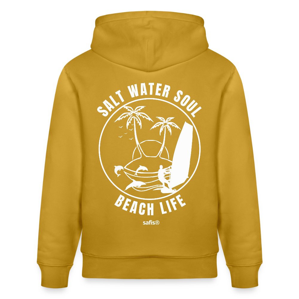 Unisex Bio-Hoodie CRUISER -salt water soul- - Ocker