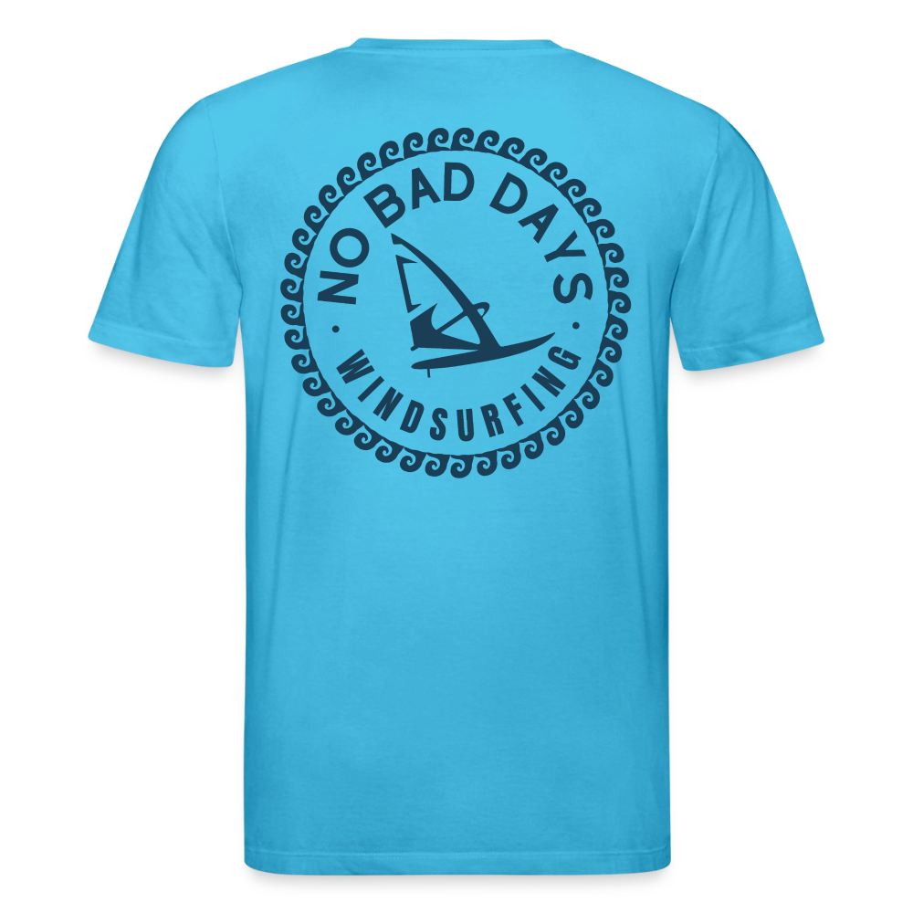 safis Windsurf Shirt - Unisex Bio-T-Shirt CREATOR -no bad days- - Aquablau
