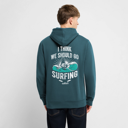 Unisex Bio-Hoodie CRUISER -surfin- - Dunkles Petrol