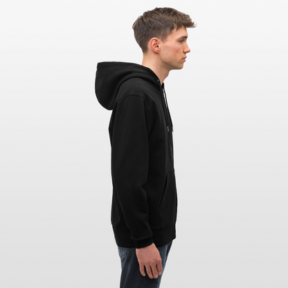 Unisex Bio-Kapuzenjacke CULTIVATOR -buy happiness- - Schwarz