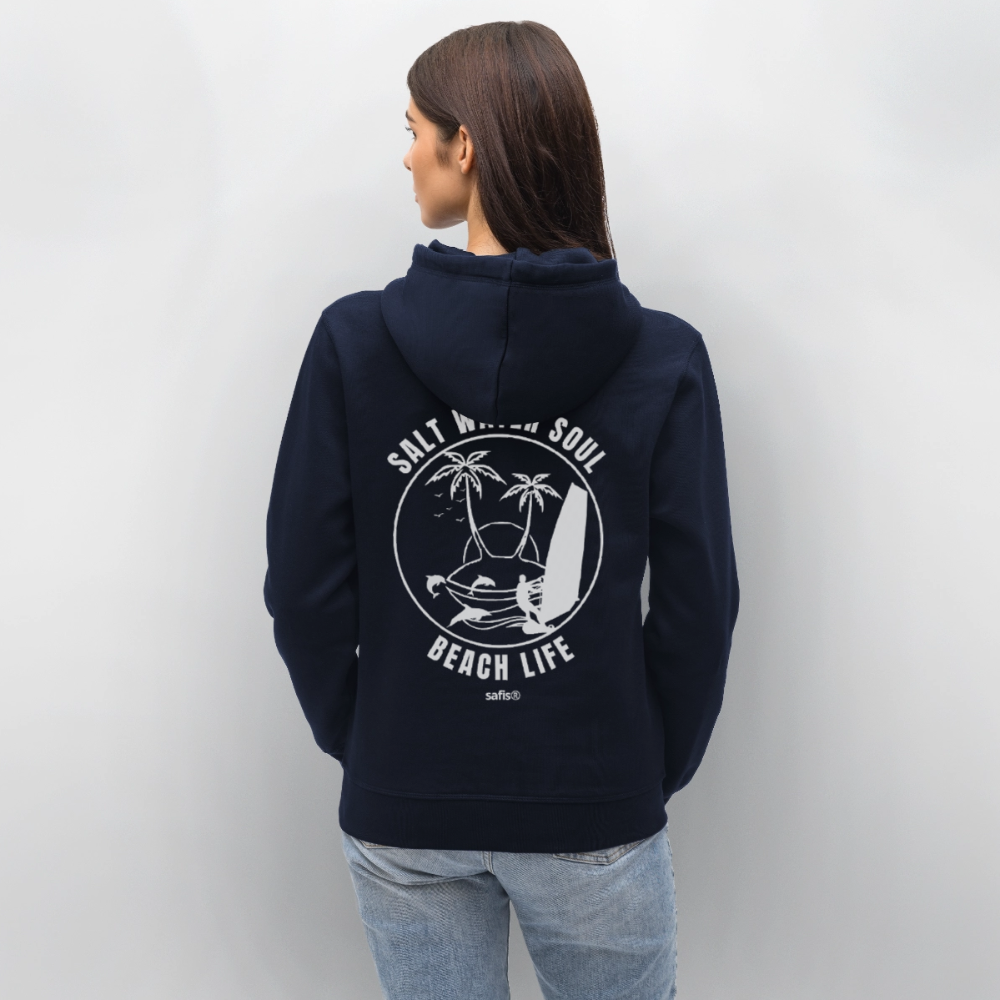 Unisex Bio-Hoodie DRUMMER -salt water soul- - French Navy