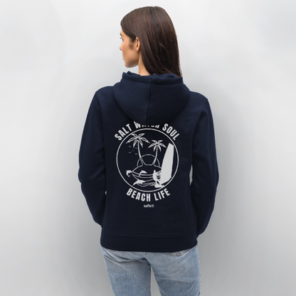 Unisex Bio-Hoodie DRUMMER -salt water soul- - French Navy