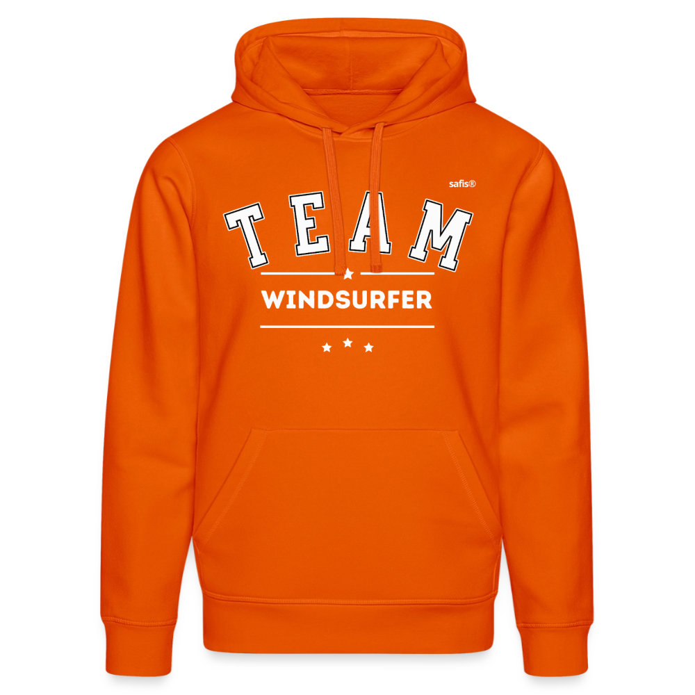 Unisex Bio-Hoodie DRUMMER -Team Windsurfer- - Tieforange
