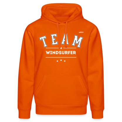 Unisex Bio-Hoodie DRUMMER -Team Windsurfer- - Tieforange