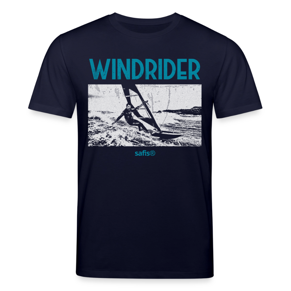Windsurfer Shirt safis -windrider- Unisex Bio-T-Shirt CREATOR - Navy