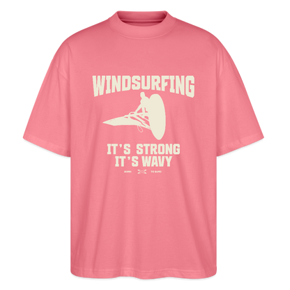 Unisex Oversize Bio-T-Shirt -wavy- - Pink 
