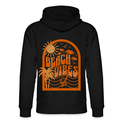 Unisex Bio-Hoodie -beach- - Schwarz