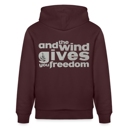 Unisex Bio-Hoodie CRUISER -freedom- - Maroon