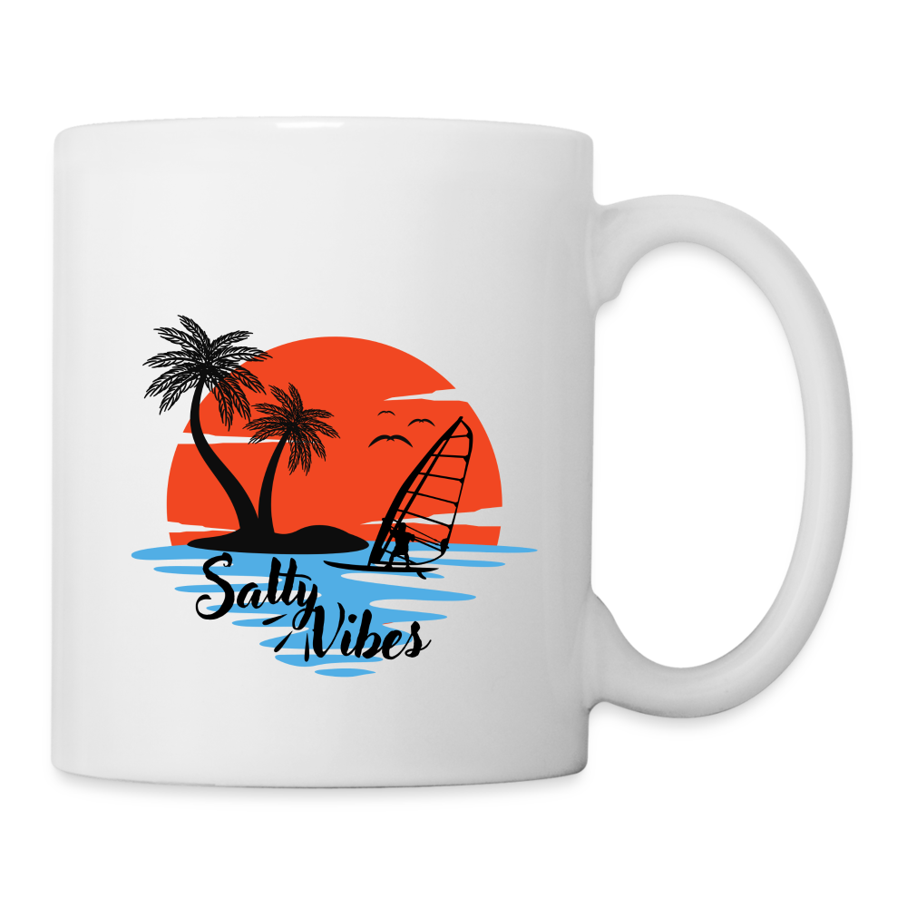 Tasse -salty vibes- - Weiß