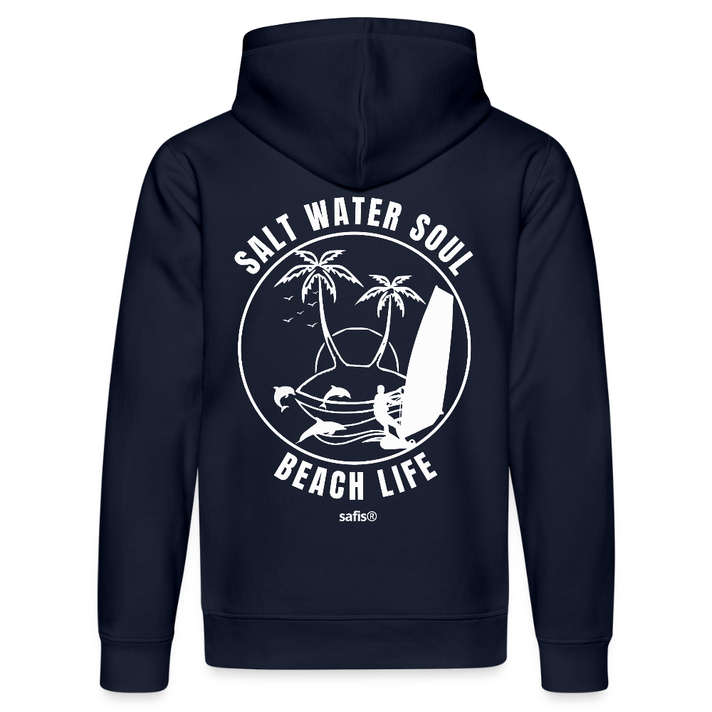 Unisex Bio-Hoodie DRUMMER -salt water soul- - French Navy