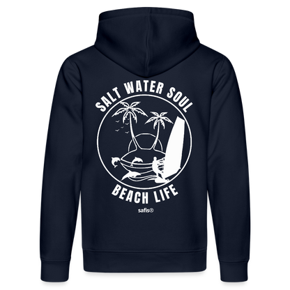 Unisex Bio-Hoodie DRUMMER -salt water soul- - French Navy