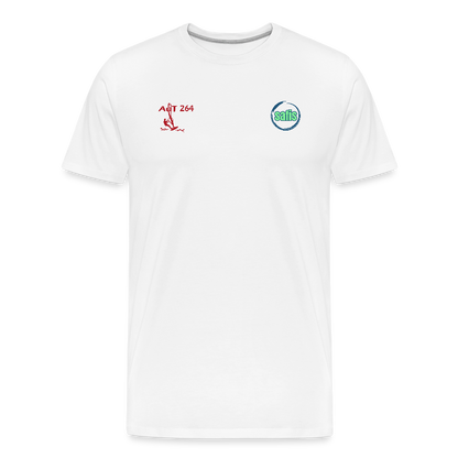 Männer Premium Bio T-Shirt -aut264- - Weiß