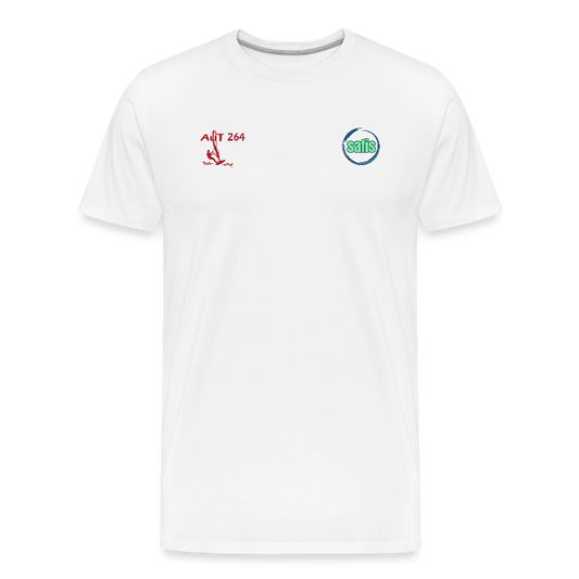 Männer Premium Bio T-Shirt -aut264- - Weiß