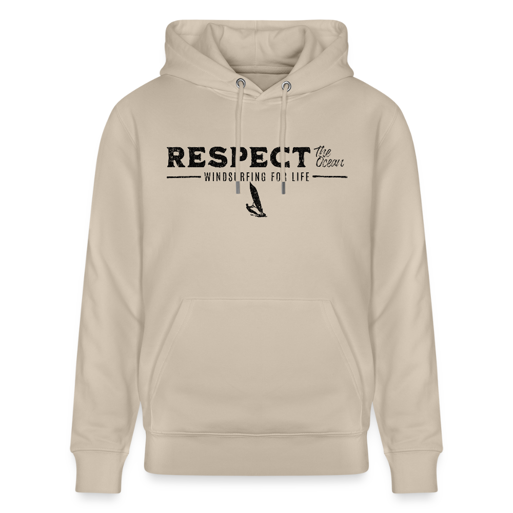 Unisex Bio-Hoodie CRUISER -respect- - Beige