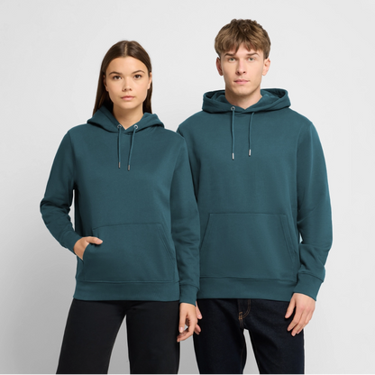 Unisex Bio-Hoodie CRUISER -salt water soul- - Dunkles Petrol