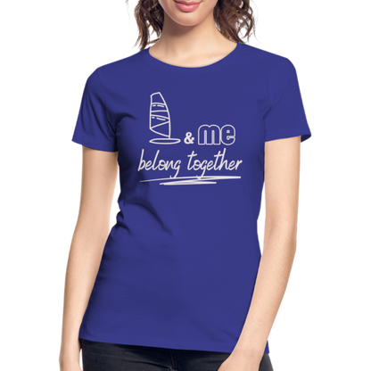 Frauen Premium Bio T-Shirt -belong together- - Königsblau