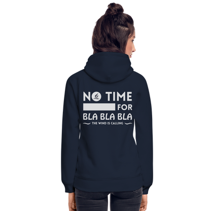 Unisex Bio-Hoodie -bla bla bla- - Navy