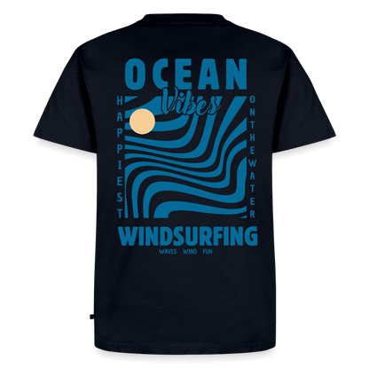 Männer Premium T-Shirt -happiest- - Navy