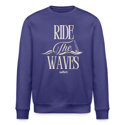 Unisex Bio-Sweatshirt ROLLER -ride the waves- - Dämmerung