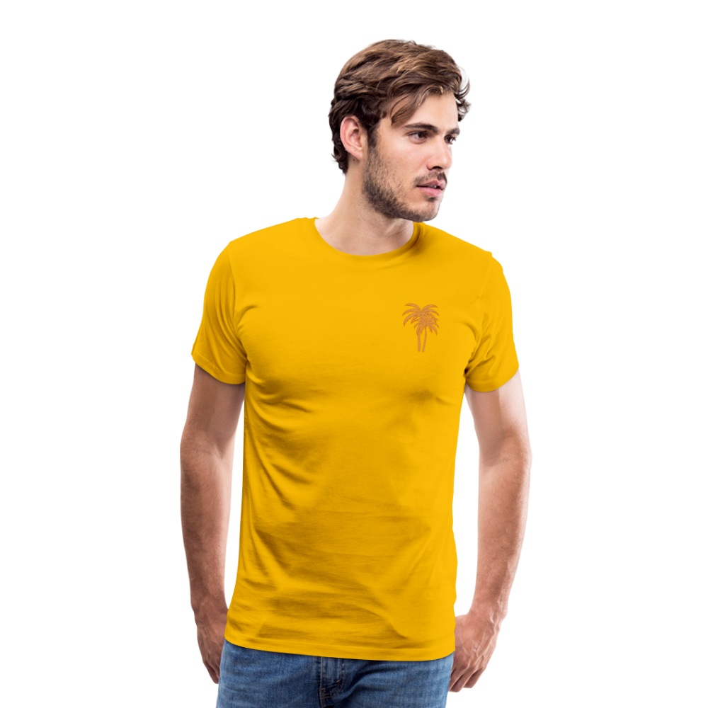 Männer Premium T-Shirt -beach- - Sonnengelb