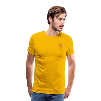 Männer Premium T-Shirt -beach- - Sonnengelb