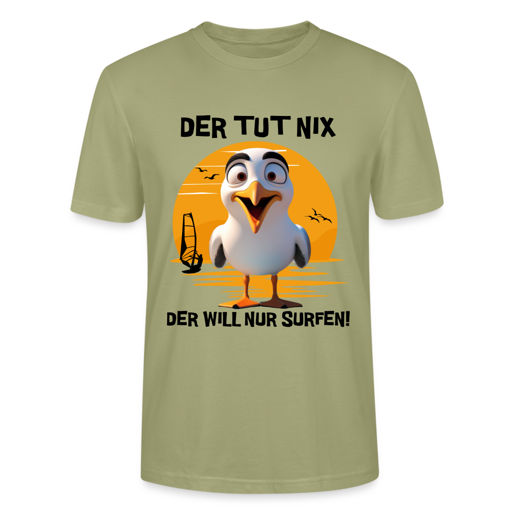 Unisex T-Shirt CRAFTER -der tut nix- - Nebelgrün