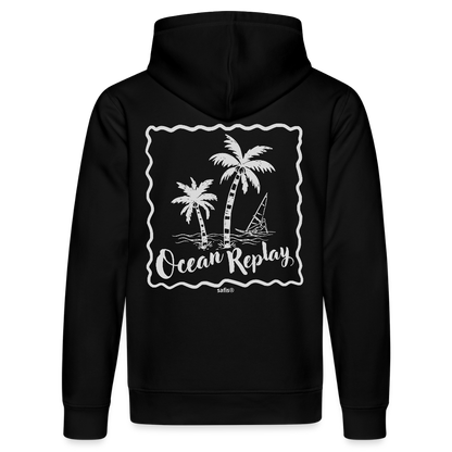 Unisex Bio-Hoodie DRUMMER -ocean replay- - Schwarz
