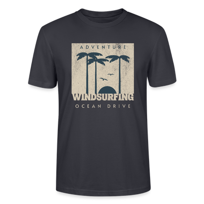Unisex T-Shirt CRAFTER -ocean drive- - Dunkles Graublau
