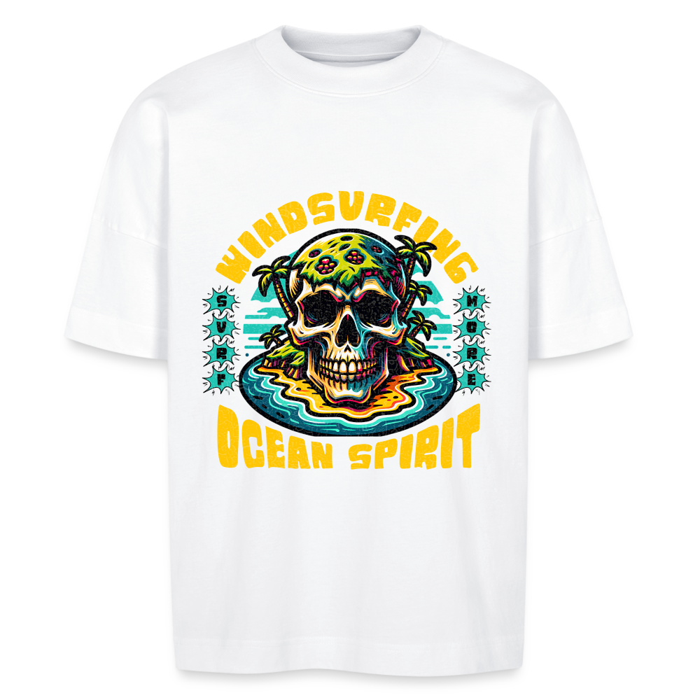 Unisex Oversize Bio-T-Shirt -ocean spirit- - Weiß