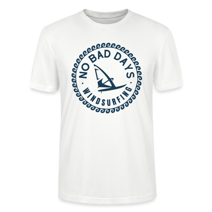 safis Frauen Windsurf Bio-T-Shirt -no bad days- CRAFTER- Weiß