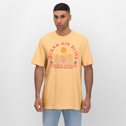 Unisex Relaxed Fit Bio-T-Shirt -ocean air bliss- - Hellgelb