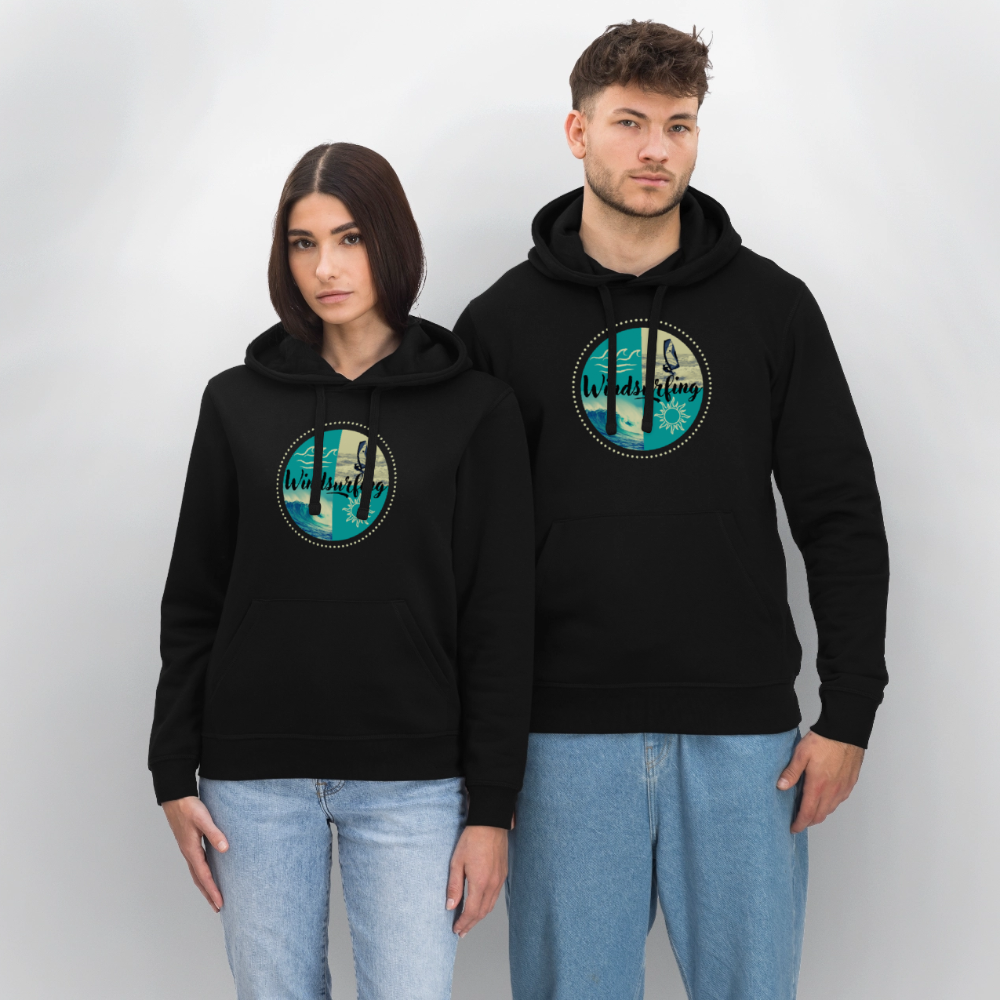 Unisex Bio-Hoodie DRUMMER -ocean- - Schwarz