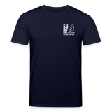 Männer Bio-T-Shirt -surf to be happy- - Navy