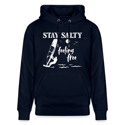 Unisex Bio-Hoodie CRUISER -stay salty- - Navy