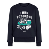 Windsurfing Frauen Premium Pullover -surfing- - Navy safis®
